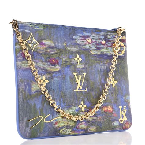 louis vuitton monet clutch|Louis Vuitton evening clutch.